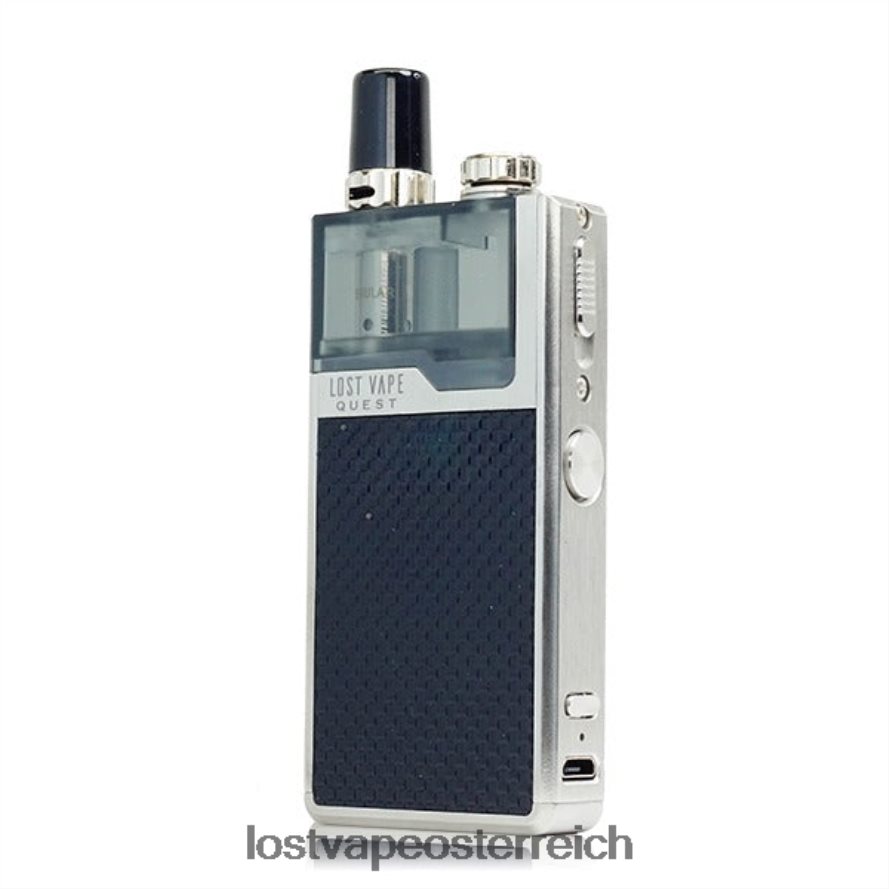 Lost Vape Disposable - 66TH26468 Lost Vape Quest Orion Q Pod-Gerät, komplettes Kit silber/schwarzes Gewebe