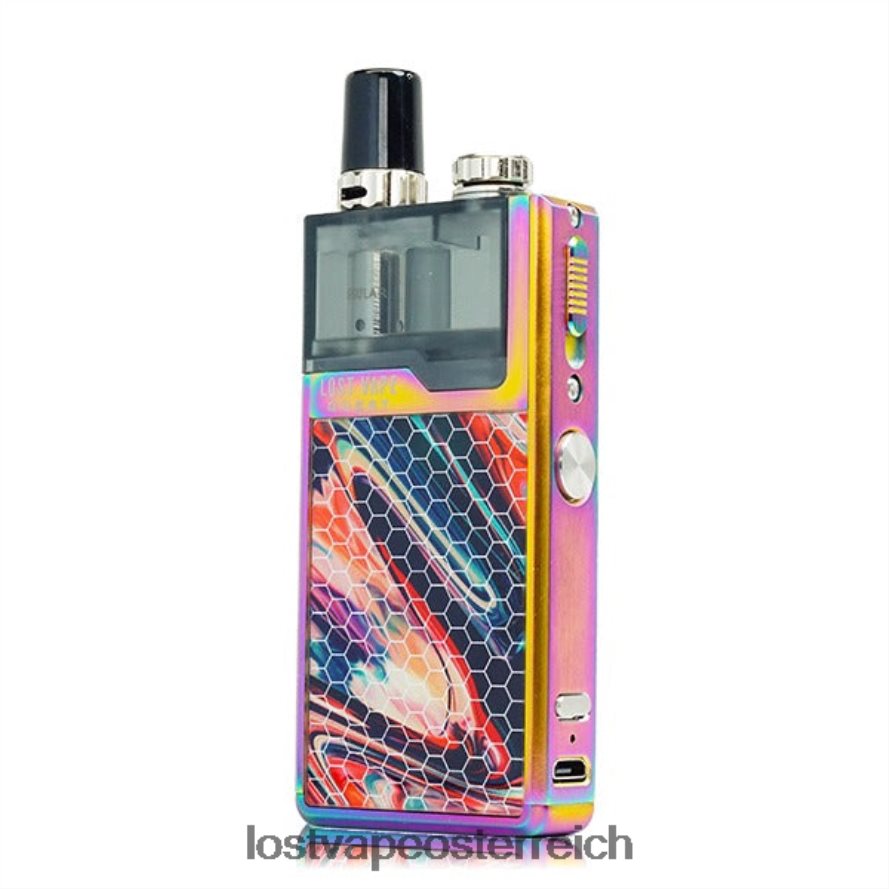 Lost Vape Wien - 66TH26472 Lost Vape Quest Orion Q Pod-Gerät, komplettes Kit Regenbogen
