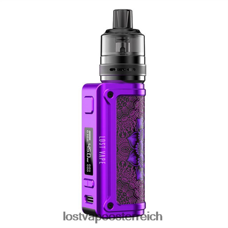 Lost Vape Flavors Österreich - 66TH26245 Lost Vape Thelema Mini-Kit 45w | Ub Lite Pod Tank lila Überlebender