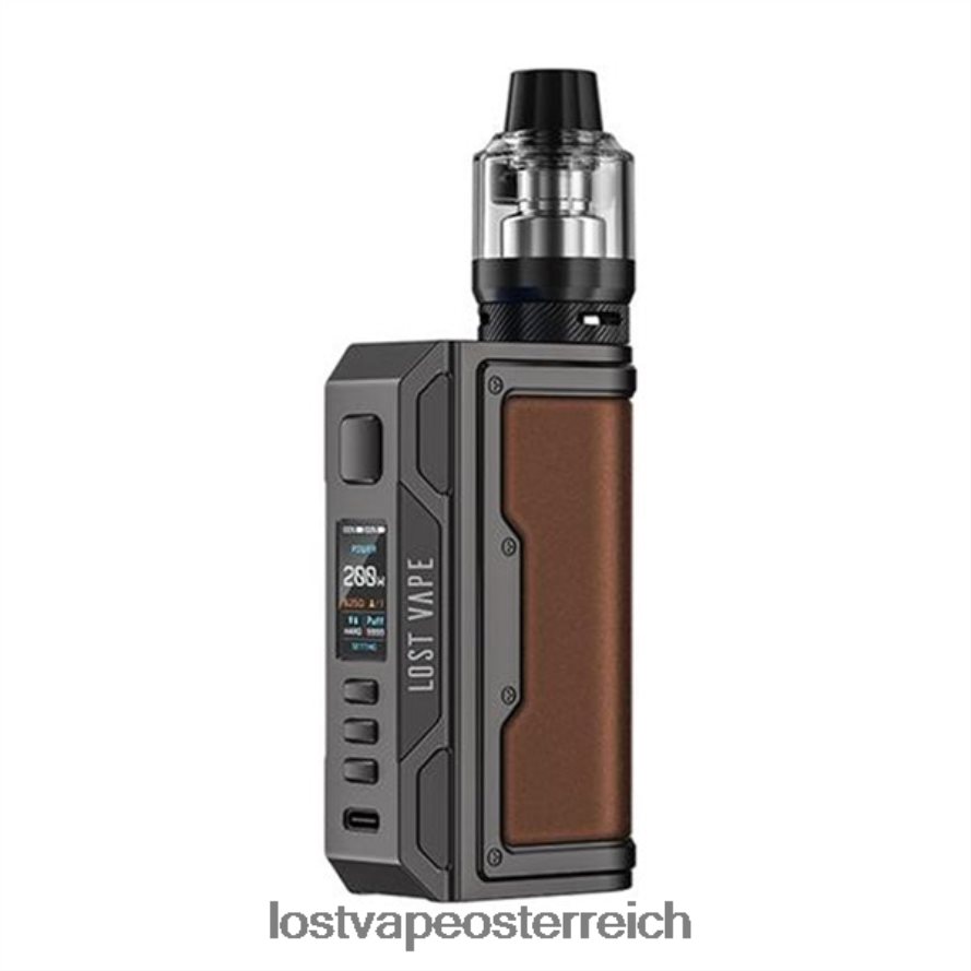 Lost Vape Preis - 66TH26143 Lost Vape Thelema Quest 200W-Kit Rotguss/Leder