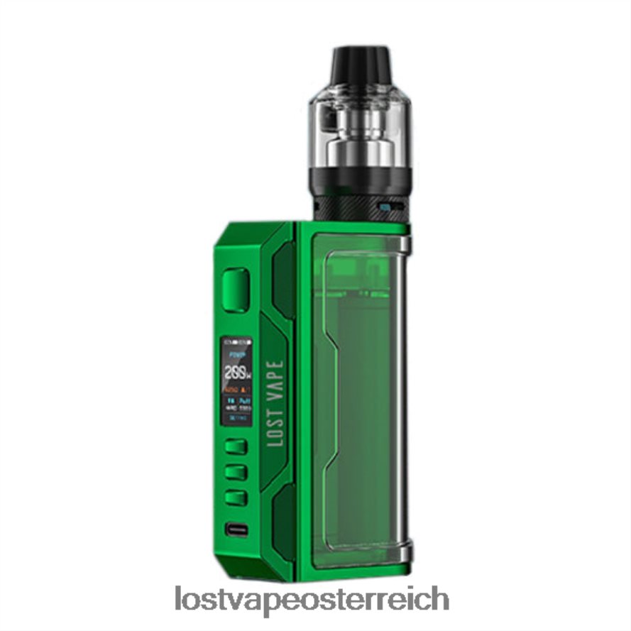 Lost Vape Wholesale - 66TH26146 Lost Vape Thelema Quest 200W-Kit grün/klar