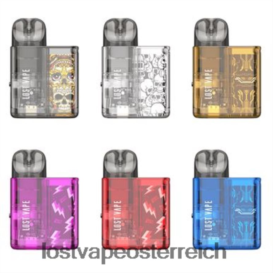 Lost Vape Disposable - 66TH26368 Lost Vape URSA Baby Pod-Kit Pfau schwarz