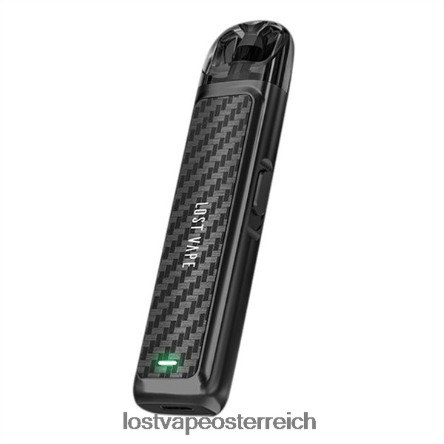 Lost Vape Flavors Österreich - 66TH26225 Lost Vape URSA Pod-Kit | 800 mAh schwarze Kohlefaser