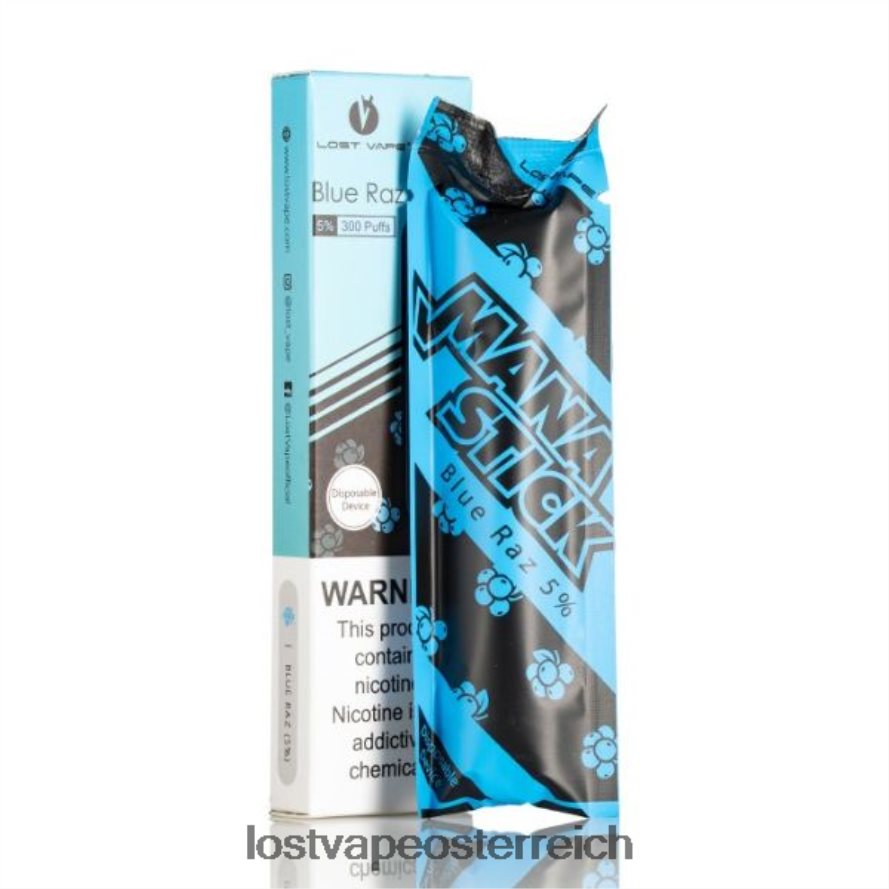 Lost Vape Price - 66TH26519 Lost Vape Mana Stick Einweg | 300 Züge | 1,2 ml Blue Raz 5%