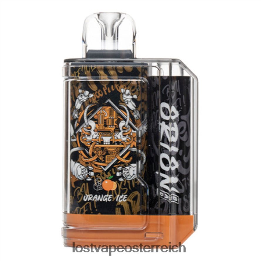 Lost Vape Disposable - 66TH2658 Lost Vape Orion Bar Einweg | 7500 Züge | 18ml | 50 mg orangefarbenes Eis