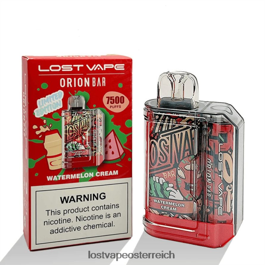 Lost Vape Price - 66TH2699 Lost Vape Orion Bar Einweg | 7500 Züge | 18ml | 50 mg Wassermelonencreme