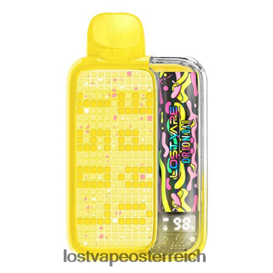 Lost Vape Review Österreich - 66TH26277 Lost Vape Orion Riegel Einweg 10000 Sprühstöße 20 ml 50 mg Pfirsich-Mango-Wassermelone