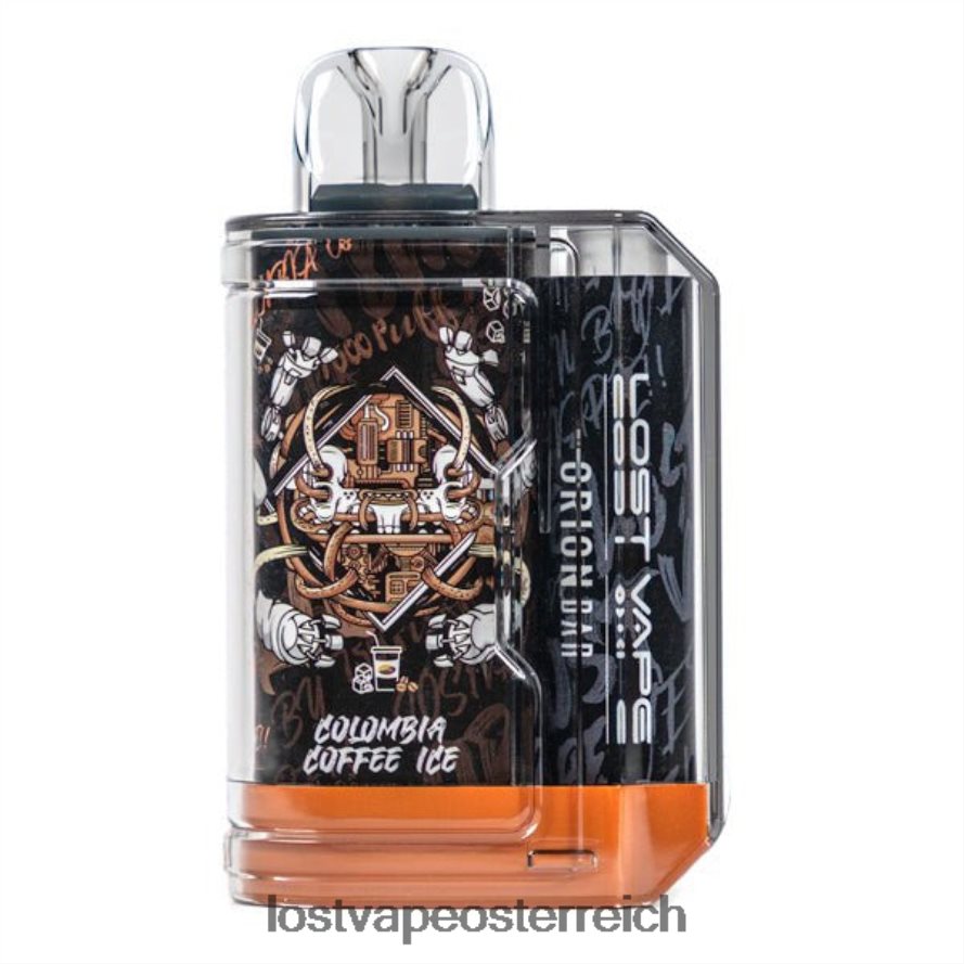 Lost Vape Review Österreich - 66TH2687 Lost Vape Orion Bar Einweg | 7500 Züge | 18ml | 50 mg Columbia-Kaffeeeis