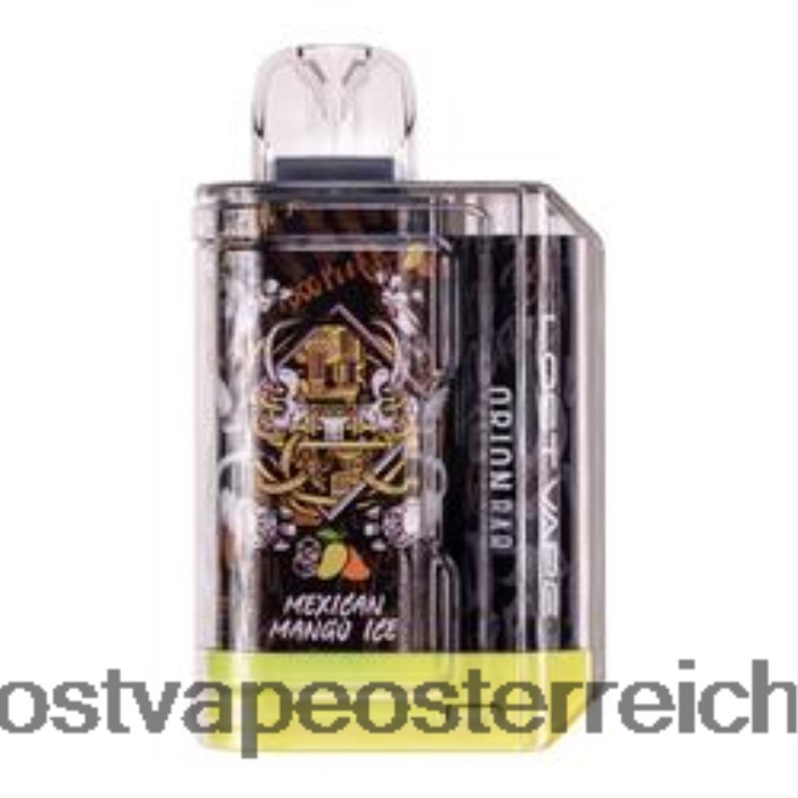 Lost Vape Wholesale - 66TH2686 Lost Vape Orion Bar Einweg | 7500 Züge | 18ml | 50 mg mexikanisches Mangoeis