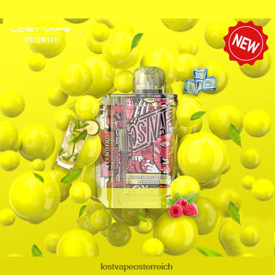 Lost Vape Wien - 66TH2692 Lost Vape Orion Bar Einweg | 7500 Züge | 18ml | 50 mg gefrorene Himbeerlimonade