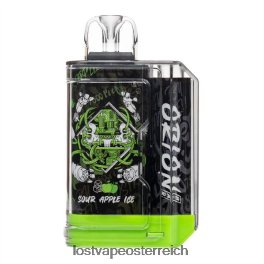 Lost Vape Österreich - 66TH261 Lost Vape Orion Bar Einweg | 7500 Züge | 18ml | 50 mg saures Apfeleis