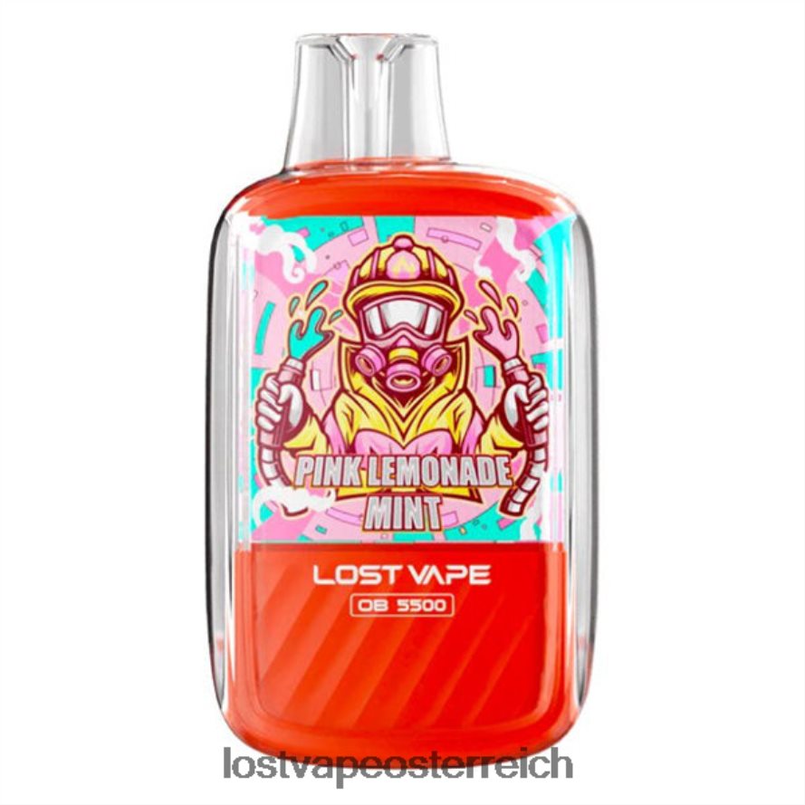Lost Vape Flavors Österreich - 66TH26105 Lost Vape Orion ob5500 5500 Züge 14 ml 50 mg Einwegartikel rosa Limonadenminze