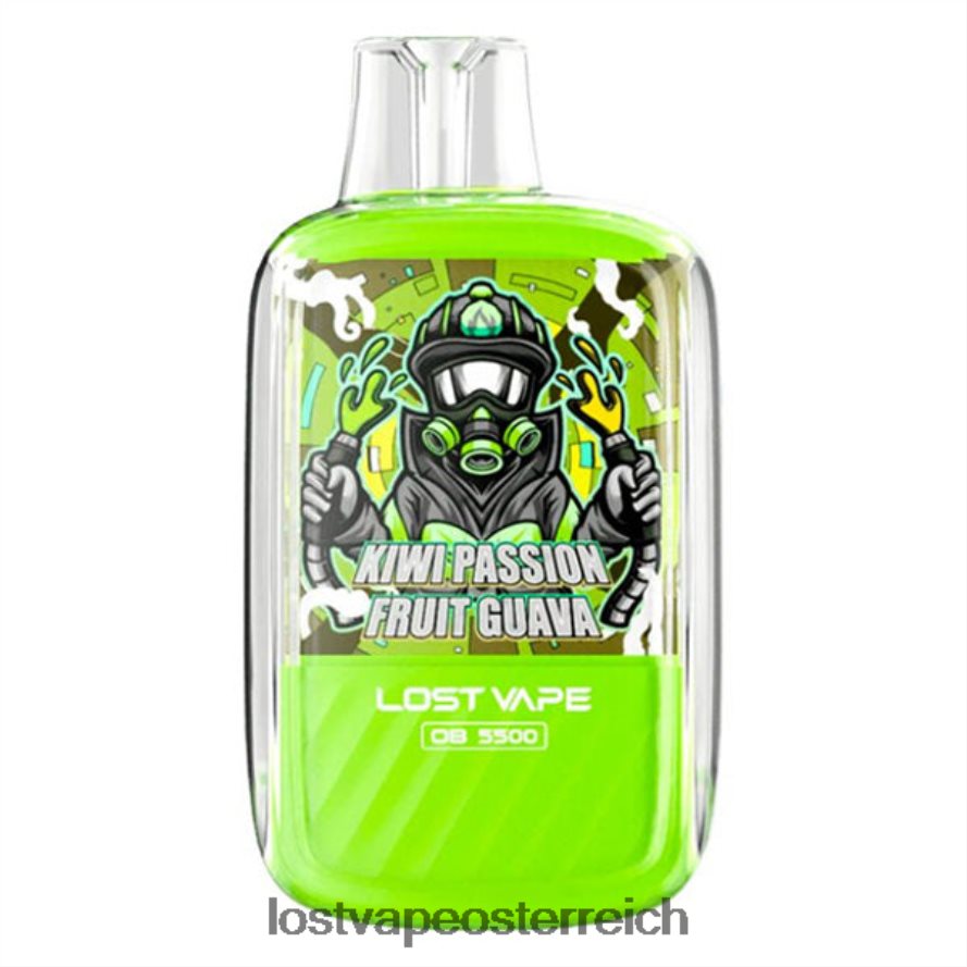 Lost Vape Preis - 66TH26103 Lost Vape Orion ob5500 5500 Züge 14 ml 50 mg Einwegartikel Kiwi, Passionsfrucht, Guave