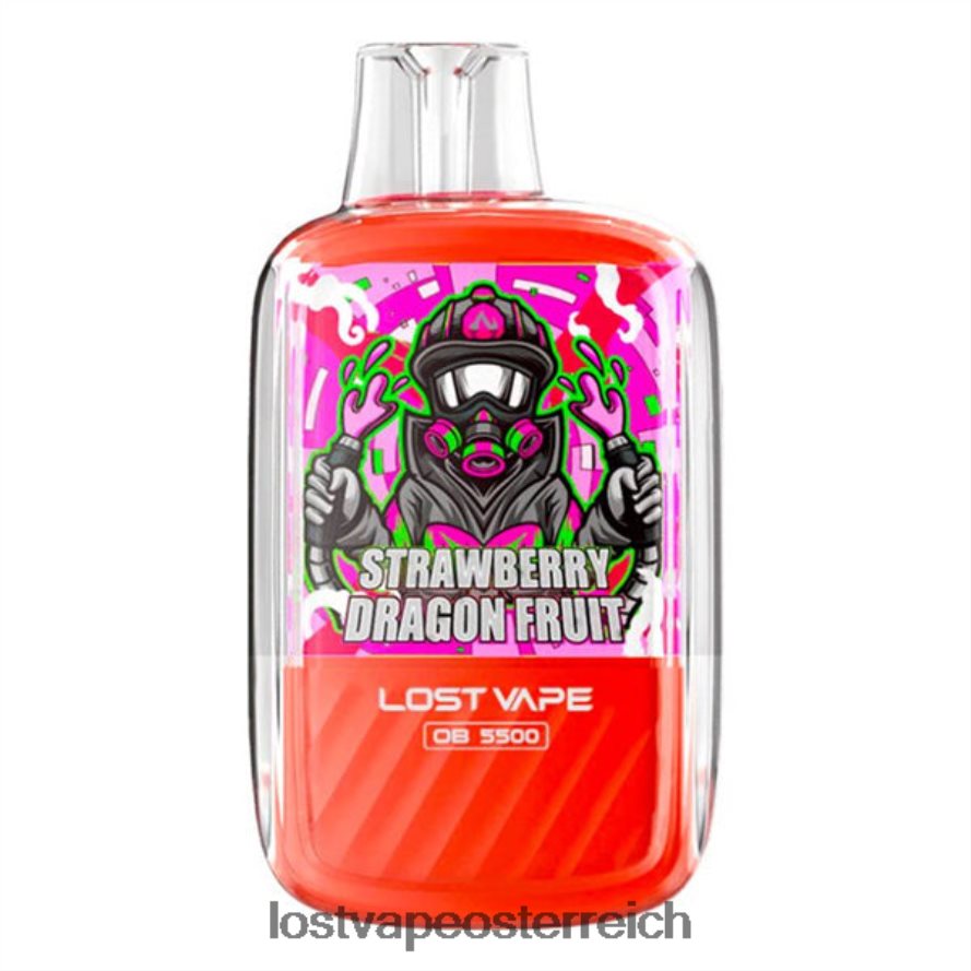 Lost Vape Wholesale - 66TH26106 Lost Vape Orion ob5500 5500 Züge 14 ml 50 mg Einwegartikel Erdbeer-Drachenfrucht