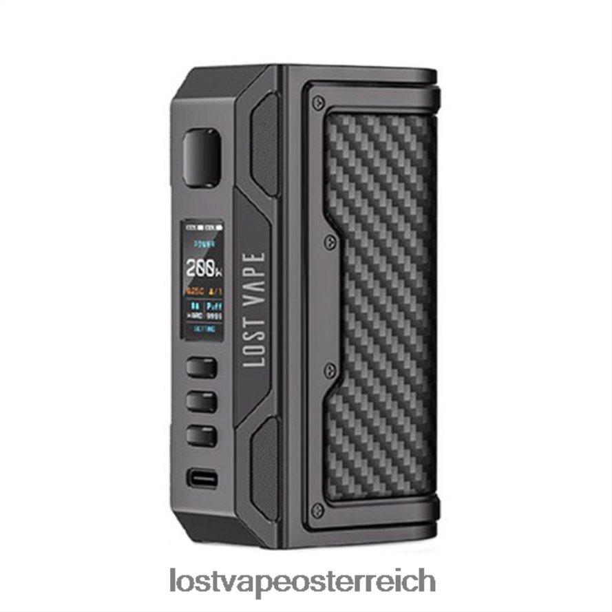 Lost Vape Flavors Österreich - 66TH26175 Lost Vape Thelema Quest 200w Mod Rotguss/Kohlefaser