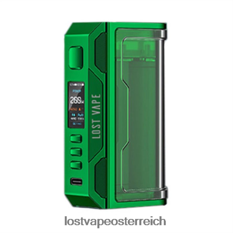 Lost Vape Flavors Österreich - 66TH26185 Lost Vape Thelema Quest 200w Mod grün/klar