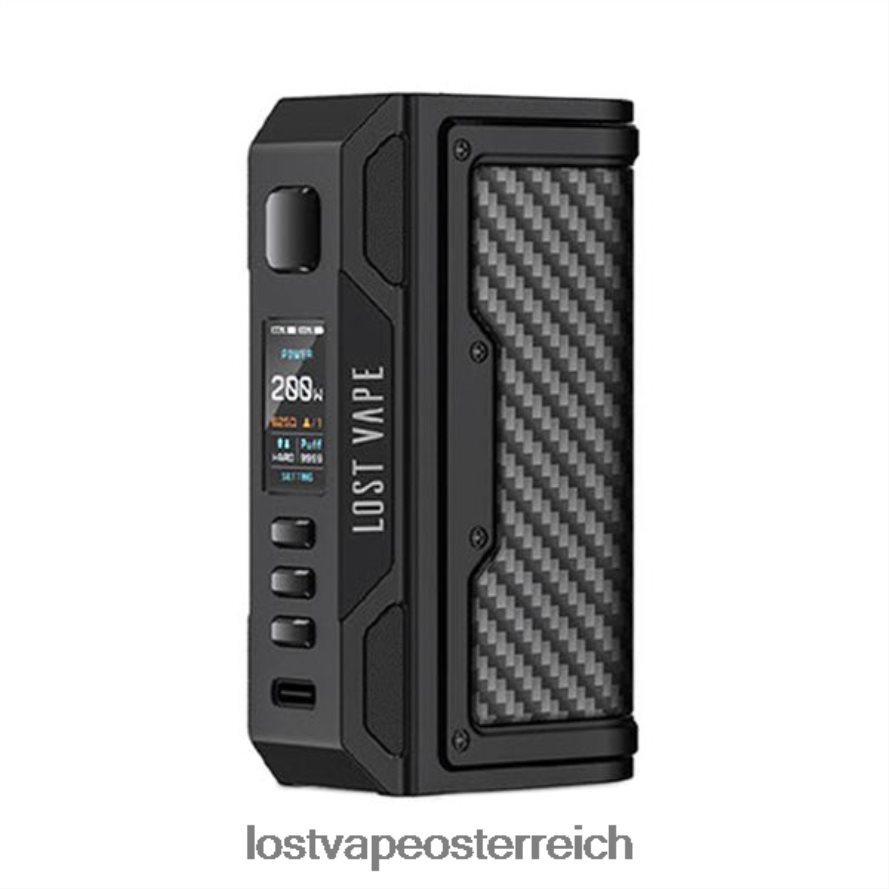 Lost Vape Kaufen Österreich - 66TH2614 Lost Vape Thelema Quest 200w Mod Schwarz/Kohlefaser