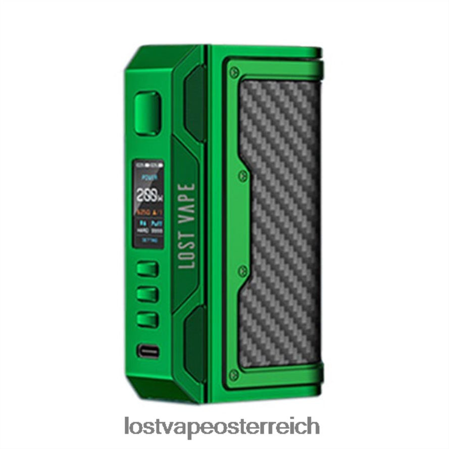 Lost Vape Kaufen Österreich - 66TH26184 Lost Vape Thelema Quest 200w Mod Grün/Kohlefaser
