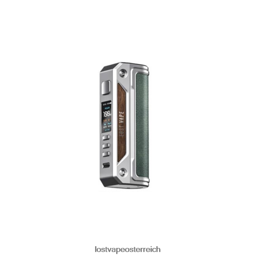 Lost Vape Wien - 66TH2622 Lost Vape Thelema Solo 100w mod Edelstahl/Mineralgrün