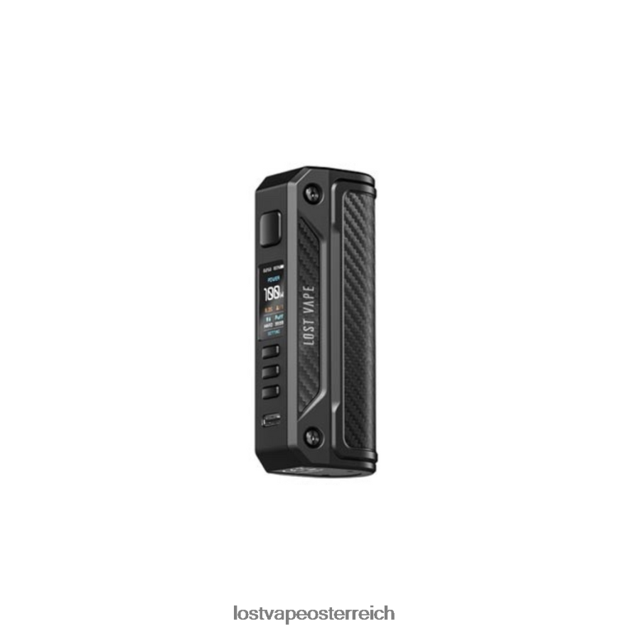 Lost Vape Wien - 66TH26252 Lost Vape Thelema Solo 100w mod Schwarz/Kohlefaser