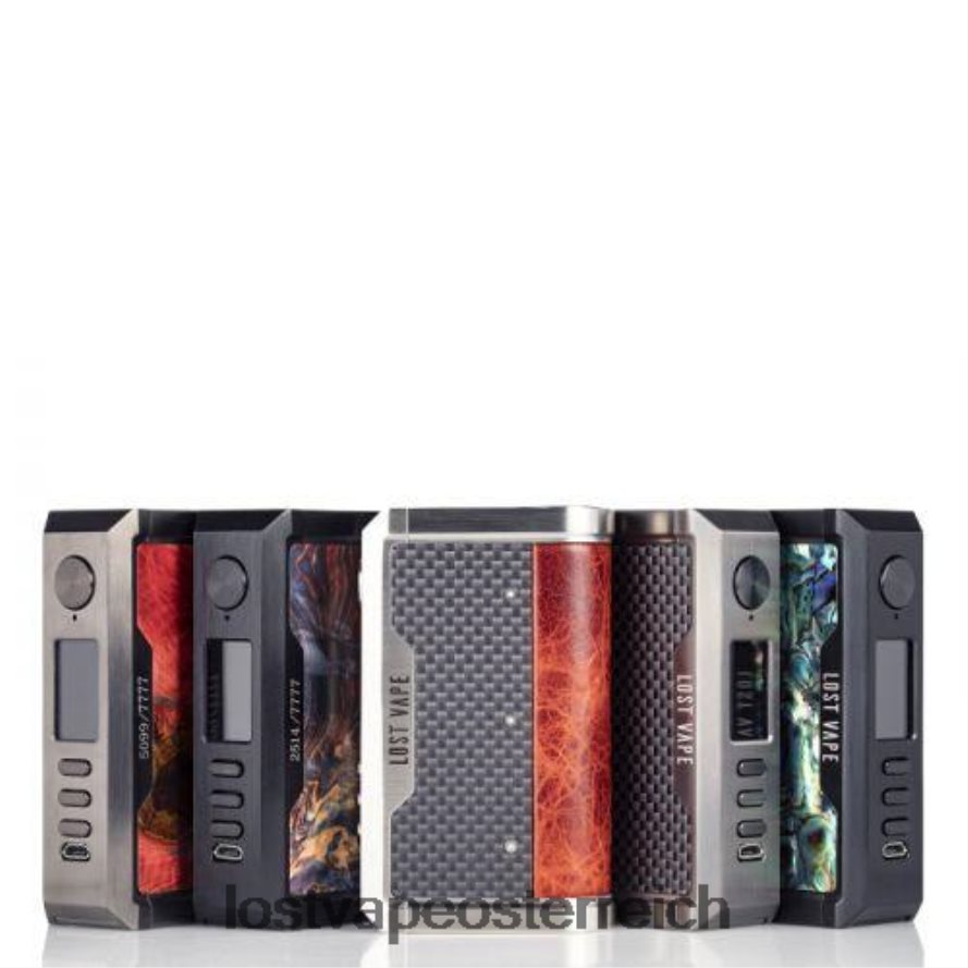 Lost Vape Disposable - 66TH26518 Lost Vape Centaurus dna250c 200w mod Blau/Prägung – fühlbare Kohlefaser