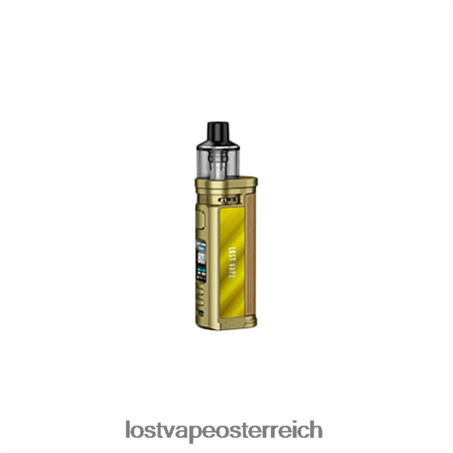 Lost Vape Flavors Österreich - 66TH26325 Lost Vape Centaurus q80 Pod-Mod glänzendes Gold, ewige Herrlichkeit