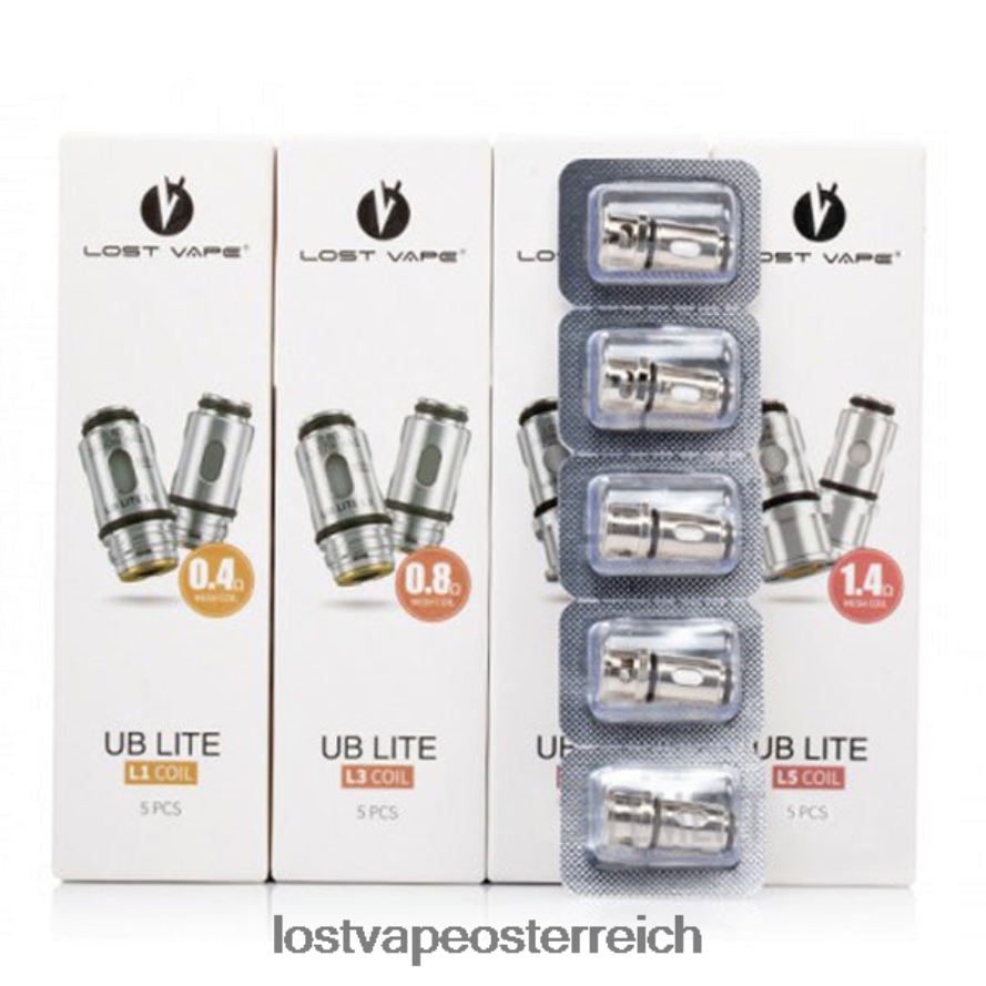 Lost Vape Flavors Österreich - 66TH265 Lost Vape UB Lite-Spulen (5er-Pack) l1 0,4 Ohm